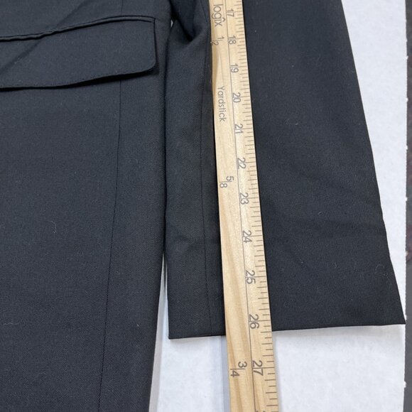 Alton Lane Blazer Mens 44L Black Mercantile Suit Jacket Tailored Fit Formal Prom - Picture 6 of 11
